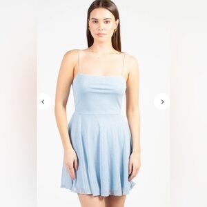 Honey Alice Shimmer Strap-Back Mini Dress